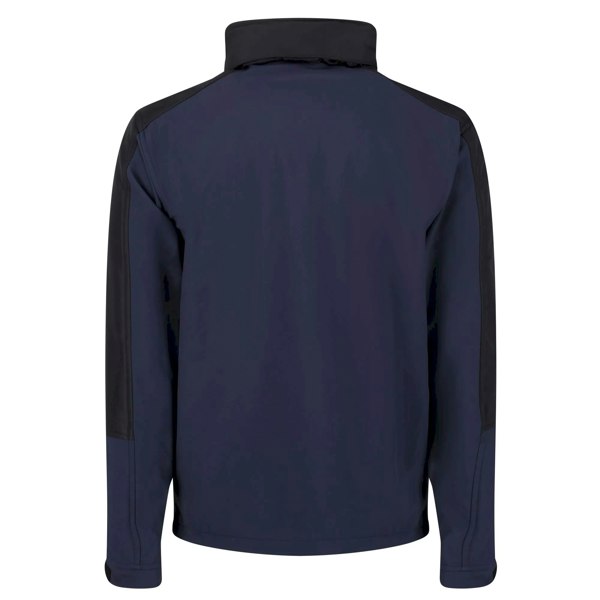 Regatta Reid Men's Softshell Wind Resistant Water Repellent Jacket - Navy Blue