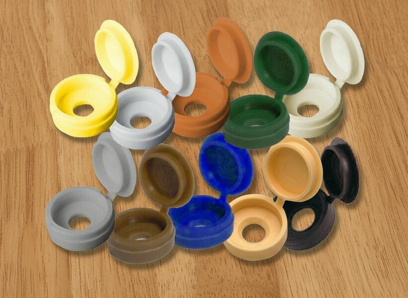 Fixaball Plastic Hinged Cover Caps Large - Gauge 10-12 (4.8mm - 5.5mm) Various Colours
