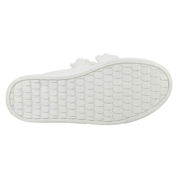 Spot On Girls Spot On Diamante Strap Fur Trim Shoes