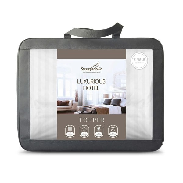 Snuggledown Luxurious Hotel Mattress Topper, Single