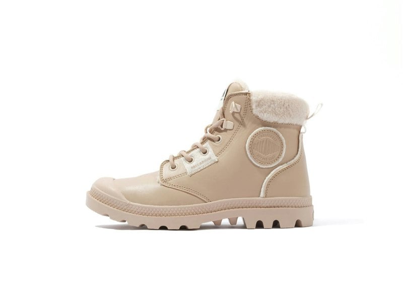 Palladium Pampa HI Snow Warm Leather Women's Cuban Sand Boots