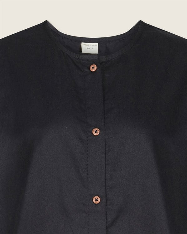 Nina Black Midi Dress- image 5