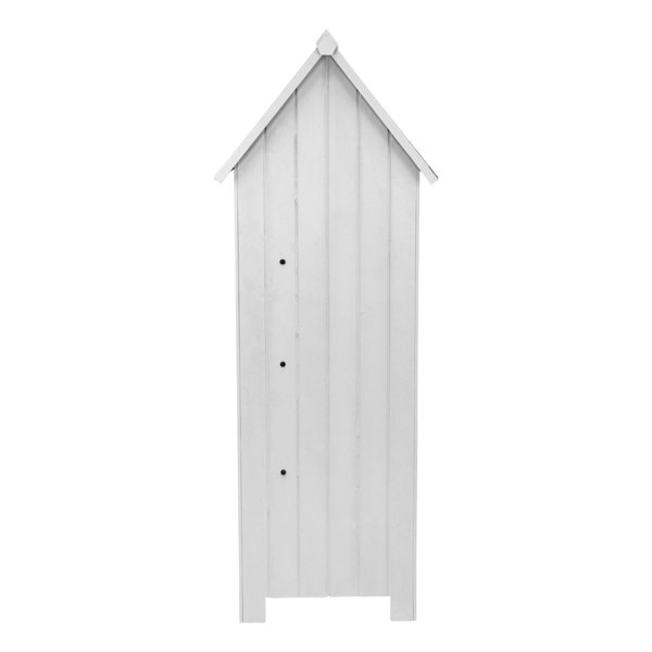 Monstershop Wooden Garden Shed – White