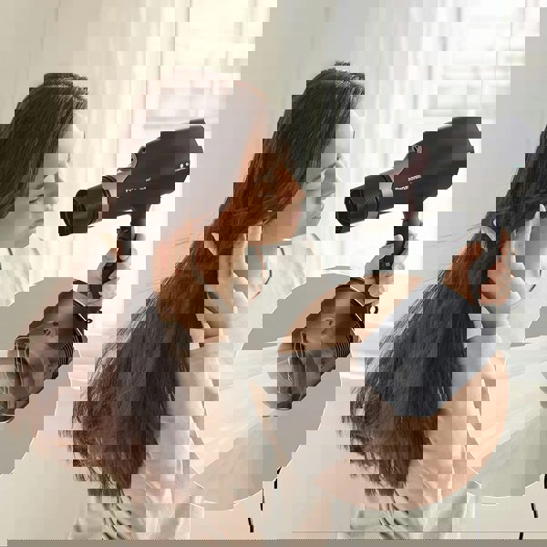 Panasonic EH-NA67 nanoe Hair Dryer with Diffuser and Oscillating Nozzle for Scalp Protection (Pink Gold)