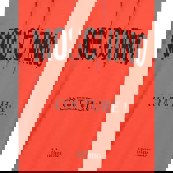 Moschino Couture Milano Orange Hoodie