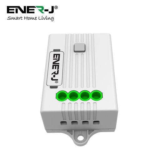 ENER-J 1 Gang Wireless Kinetic Switch, (Black Finish) + 500W RF Receiver