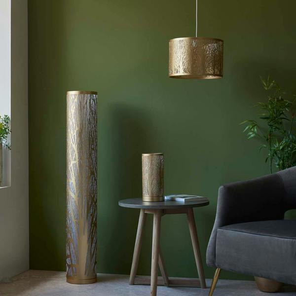 Mason Antique Brass Touch Table Lamp