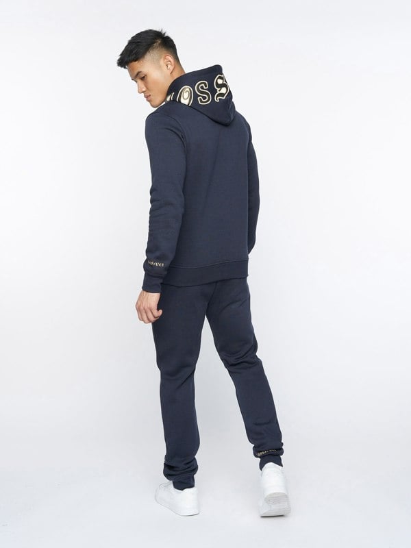 Crosshatch Doddington Hoodie Navy