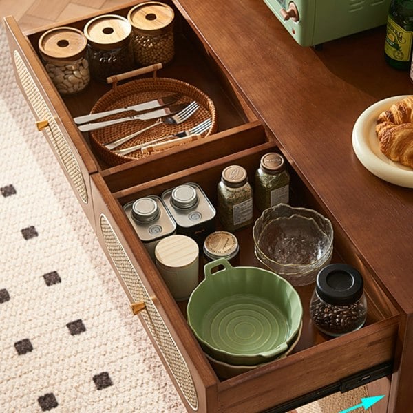 Berlinda Rattan Sideboard-Weilai Concept-Weilai Concept