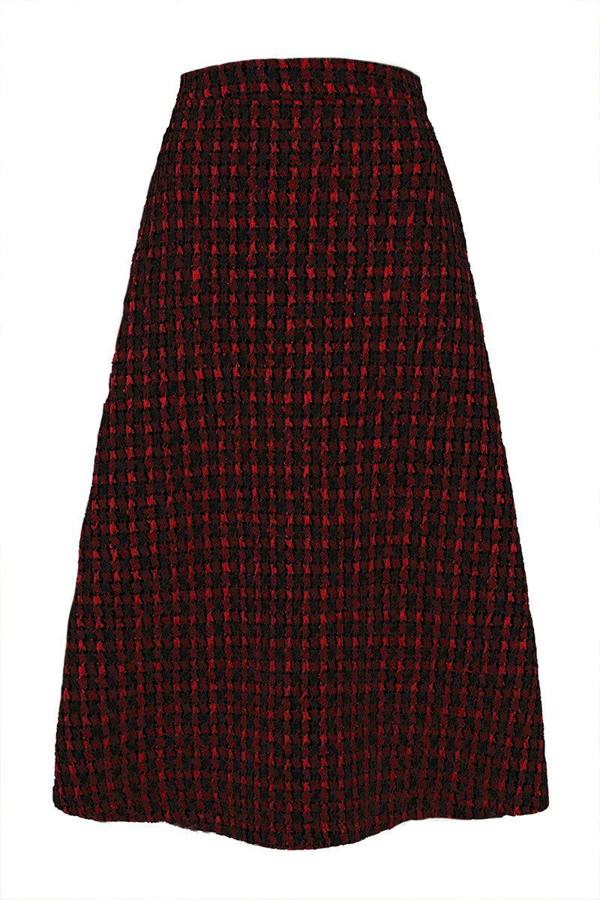 HotSquash A-Line Midi Skirt With Pockets