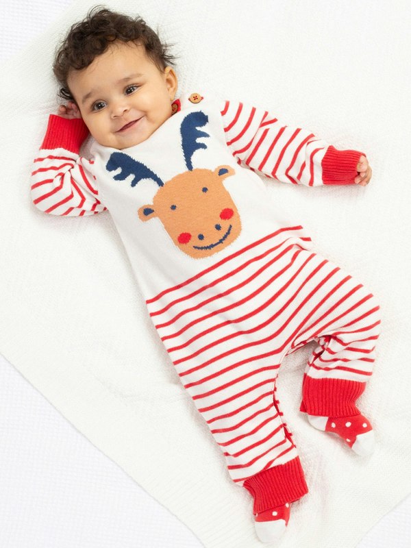 Kite Baby Organic Mr Moose Knit Romper