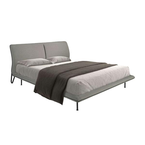 Angel Cerdá Dark grey fabric bed 7221