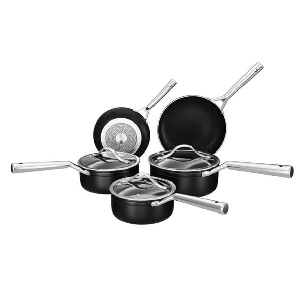 DMD Collective VITA - Non Stick Pan Set - Durable Stainless Steel Pans for Induction Stove Cooking