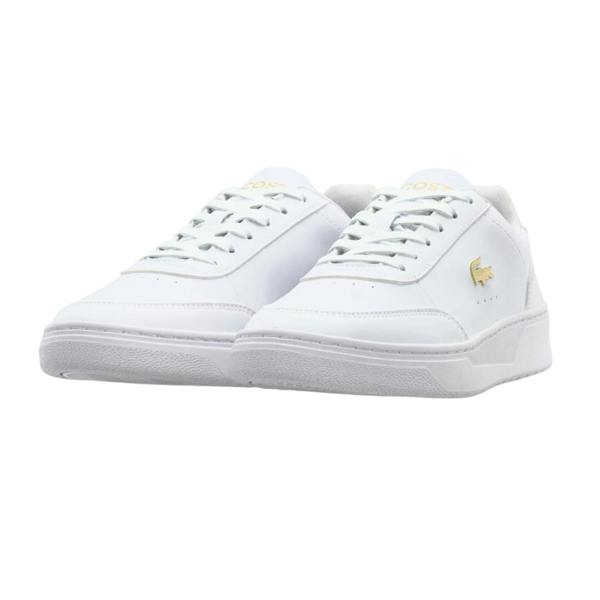 Lacoste Womens/Ladies Court Pro Trainers - White/Gold - 