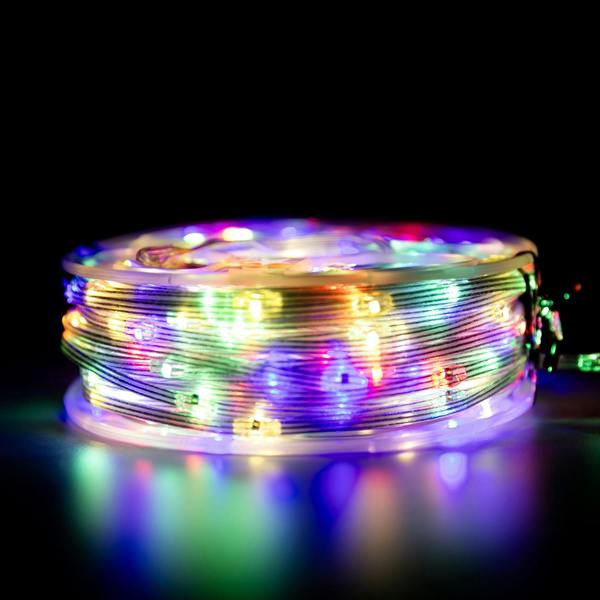 10m 100 LED String Lights with 8 Modes, Auto Timer and Indoor-Outdoor Use image 1