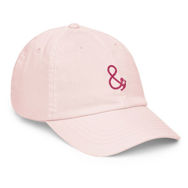 Anchor & Crew Pastel Ampersand Signature Chino Embroidered Baseball Cap