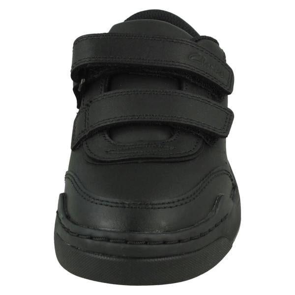 Clarks Boys Clarks Double Strap School Shoes Urban Solo K