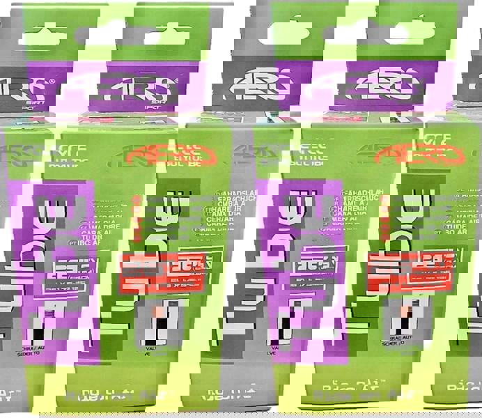 Aero Sport 2 x Butyl Rubber 26" x 1.75-2.125 Inner Tube 500%* Extra Ride Time Schrader Valve