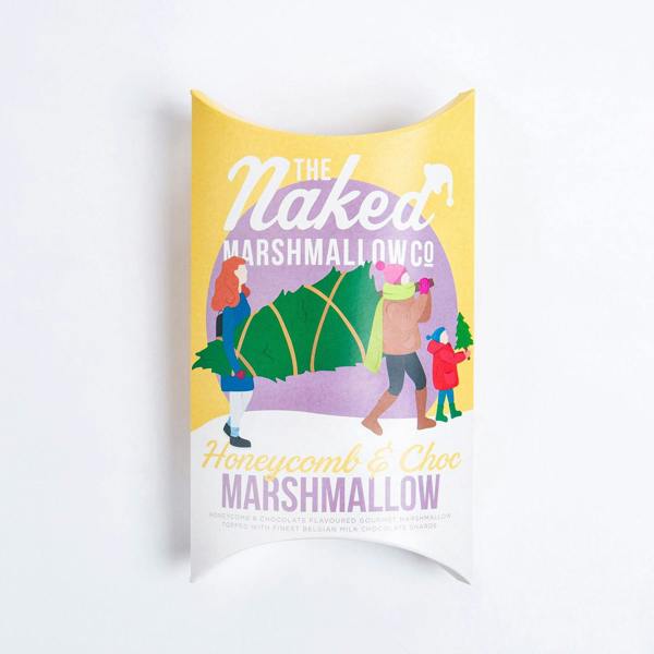 The Naked Marshmallow Co Honeycomb & Choc Gourmet Marshmallows