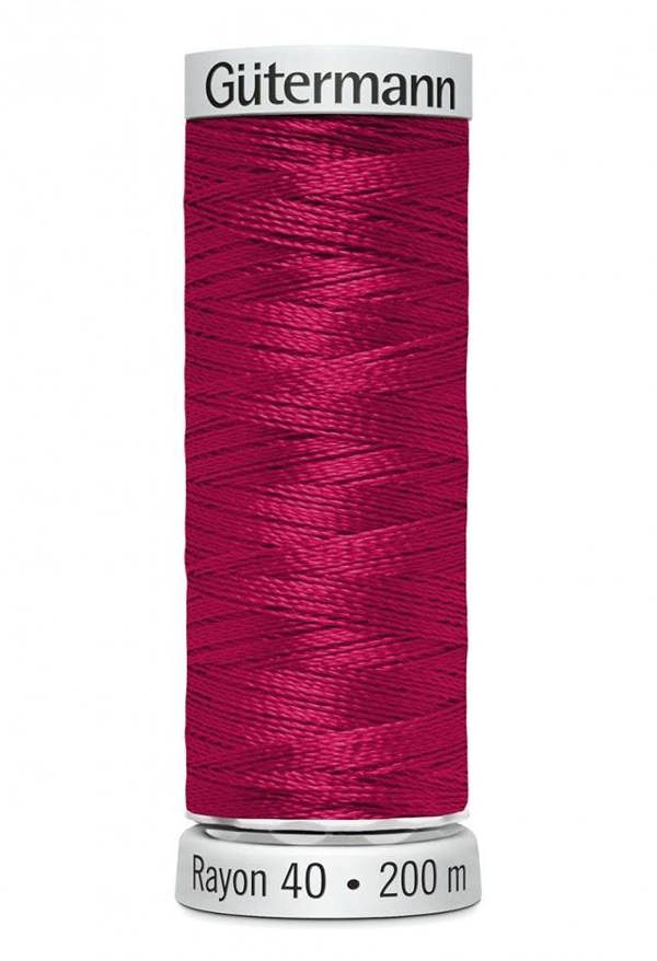 Gutermann No 40 Sulky Rayon Embroidery Thread 200m Rayon Thread Suitable For Embroidery
