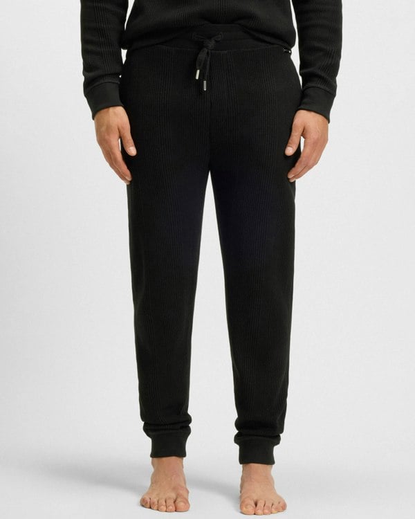 BOSS Orange Structure Mens Loungewear Pants - Black 001