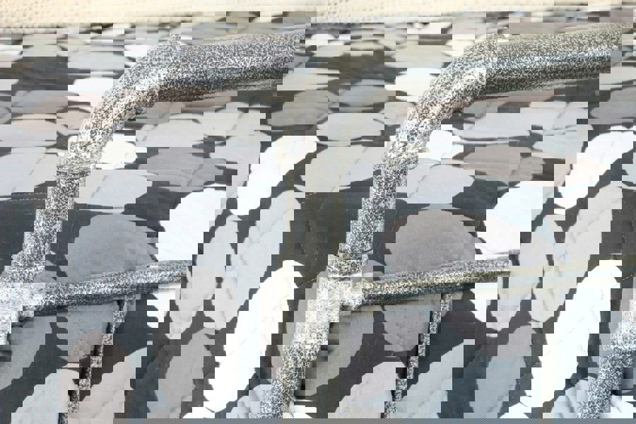 Comfy Living Arcadia Metal Copper Pipe Bed Frame - A Unique and Industrial-Chic Addition to Your Bedroom