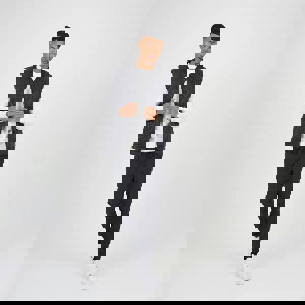 Brave Soul Black Onion Quilted Gilet - Black Image 3