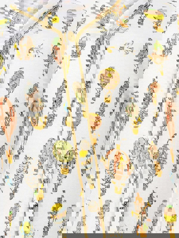 Atelier Choux Baby Hot Air Balloons Classic Playsuit in White