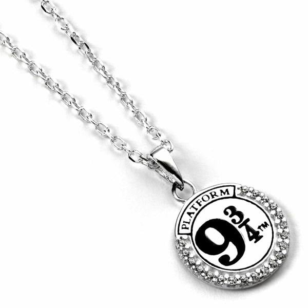 Harry Potter sterling silver Platform 9 3/4 Necklace with crystals