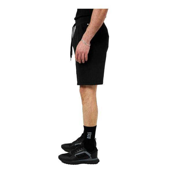 Boss Mens Cotton Sweat Shorts - Black - 