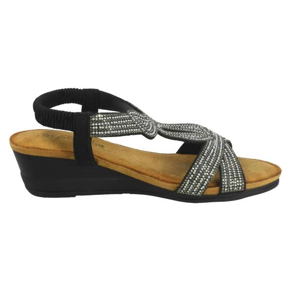 Savannah Ladies Savannah Wedge Heeled Sandals F12127
