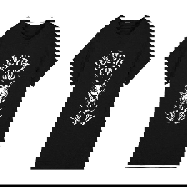 Stranger Things Kids Hellfire Club Bones T-Shirt - Black