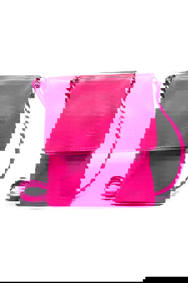 Kitise Stylish Flap Small Genuine Italian Leather Crossbody Bag