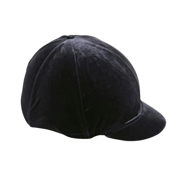 Shires Velveteen Hat Cover - Black