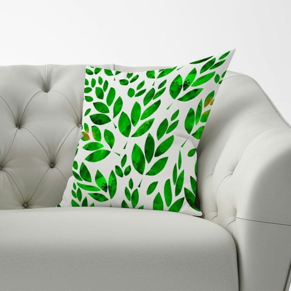 Warren Reed Watercolor Abstract Leaves Cushions