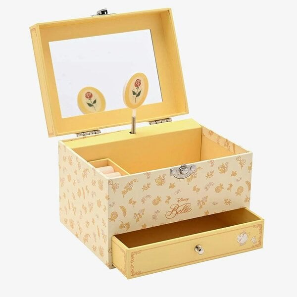 T. H. Baker Disney Belle Pastel Princess Musical Jewellery Box DI2337