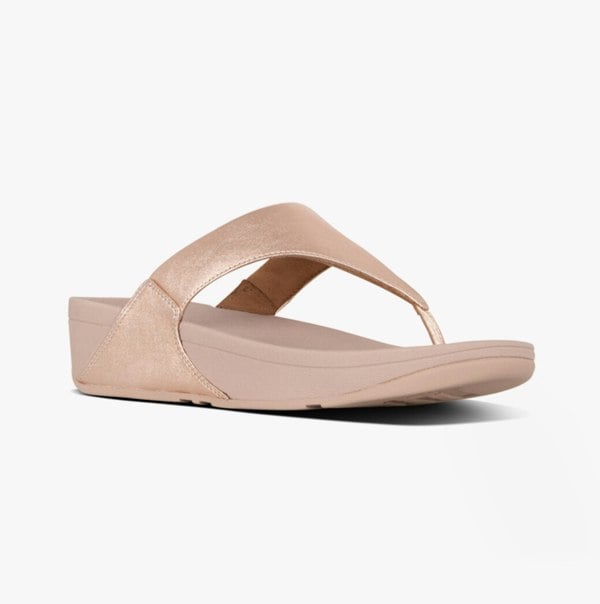 FitFlop LULU Womens Sandals Rose Gold