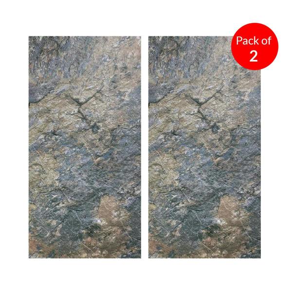 ENER-J RockFlex PU Wall Cover - Soft, Flexible, and Realistic Stone Texture Size:1200 x 600 x 3 mm (Pack of 2)
