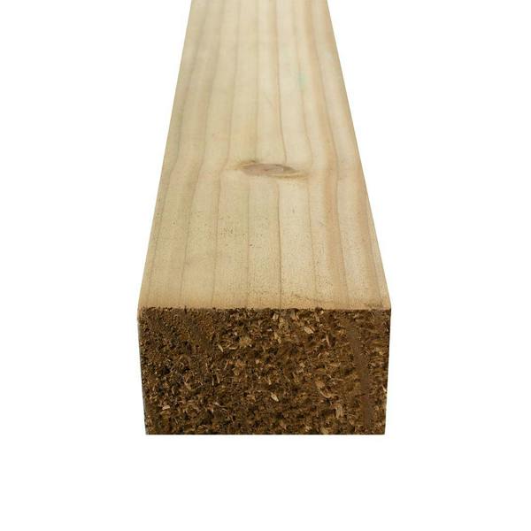 Snowdon Timber Treated 3x2" Timber - Decking Joists (T) 45mm (W) 70mm (L) 3.6m