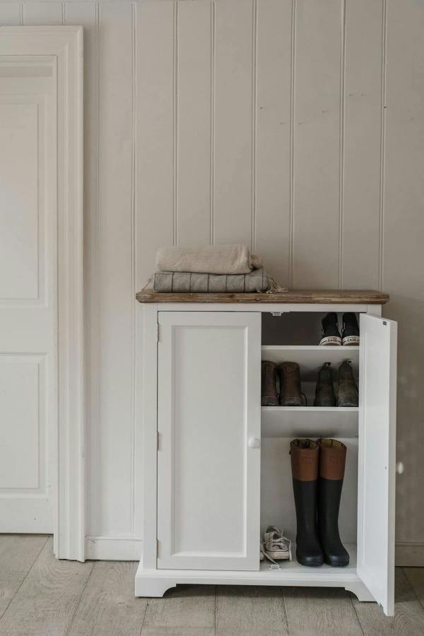 Statement Furniture Florence Shoe Storage Cabinet Large Wooden Shoe Rack