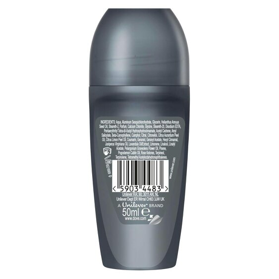 Dove Men+Care Antiperspirant Roll On Total Comfort, 72H Protection 50ml 6 Pack