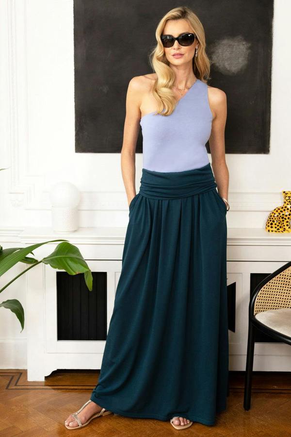 HotSquash Roll Top Maxi Skirt