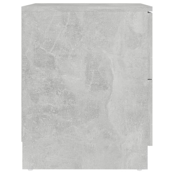 Berkfield Bedside Cabinet Concrete Grey 40x40x50 cm Engineered Wood