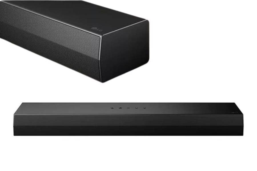 LG US20A Smart Soundbar with 2.0 Channel, Bluetooth, Dolby Digital, HDMI, USB with Free Gift RRP £10