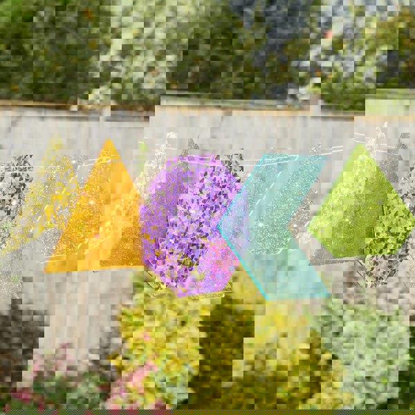 tickit Rainbow Glitter Shapes