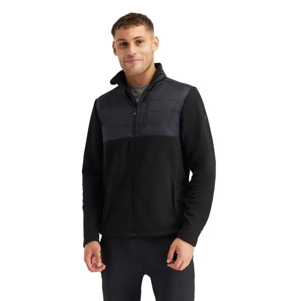 Trespass Mens Bob AT200 Hybrid Fleece - Black - 