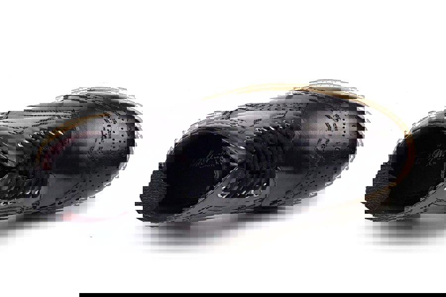 Frank James Bexley Leather Lace Up Brogue Rubber Sole Mens Boots