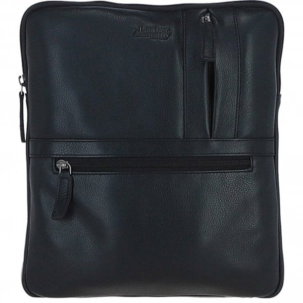 Leather Company Real Leather Messenger Bag with Multiple Pockets: MOSCOW