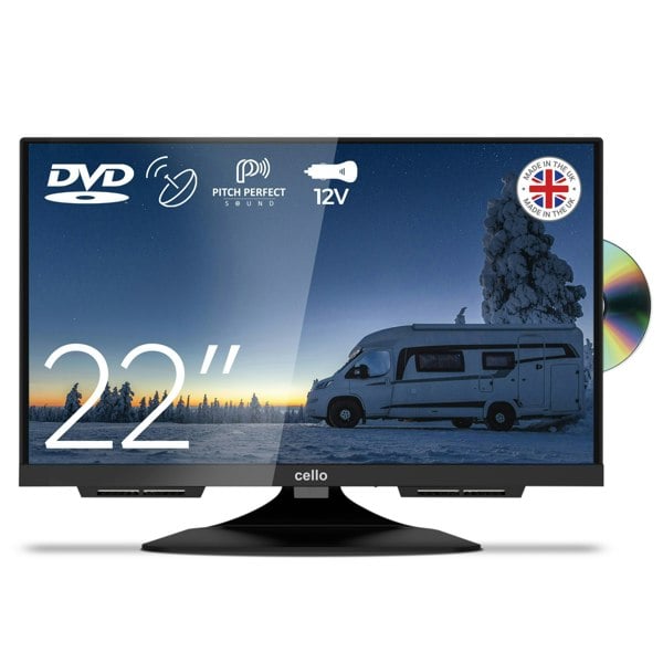 Cello C2224F Traveller 12-Volt Full HD Television with DVD