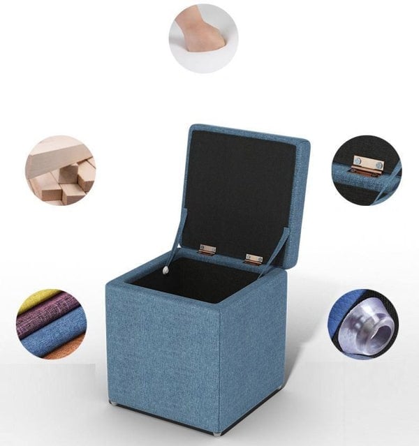 Cube Footstool With Storage-Weilai Concept-Weilai Concept